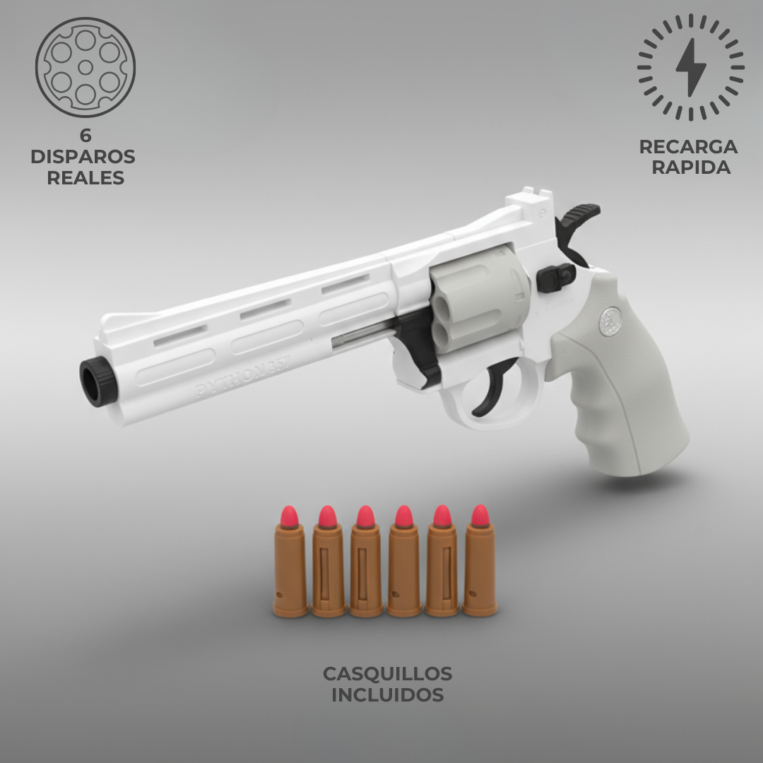 SixBlast™ | Revólver de juguete que se siente real en cada disparo.