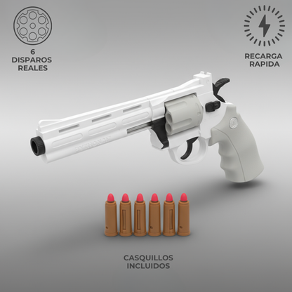 SixBlast™ | Revólver de juguete que se siente real en cada disparo.